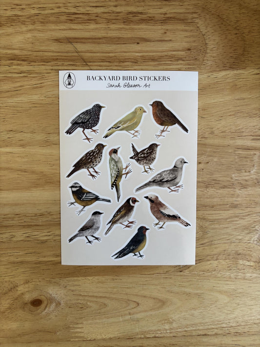 SS03 Backyard Bird Sticker Sheet