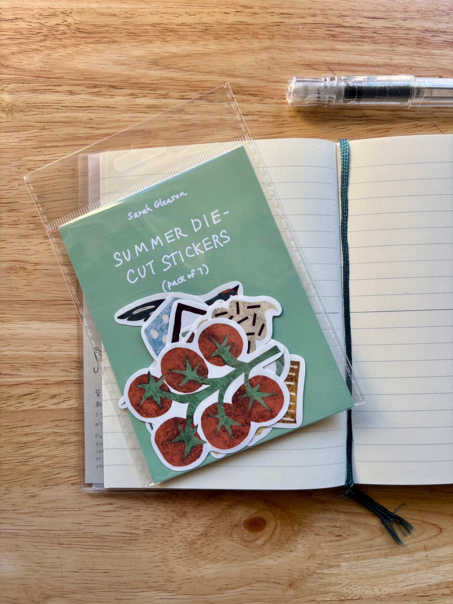 Individual die cut sticker