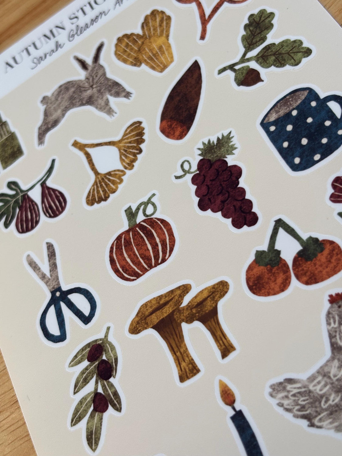 SS08 Autumn Sticker Sheet