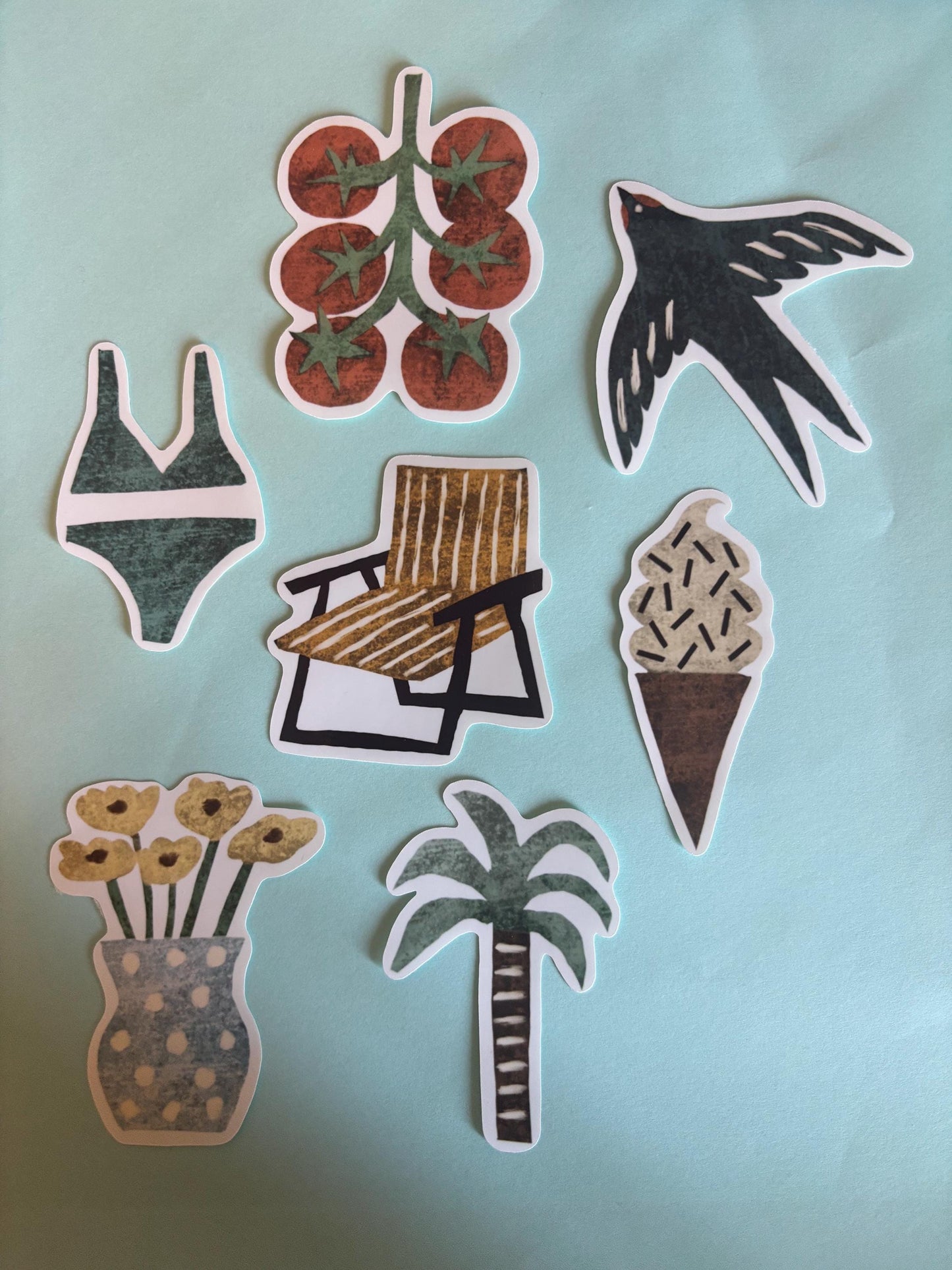 Individual die cut sticker