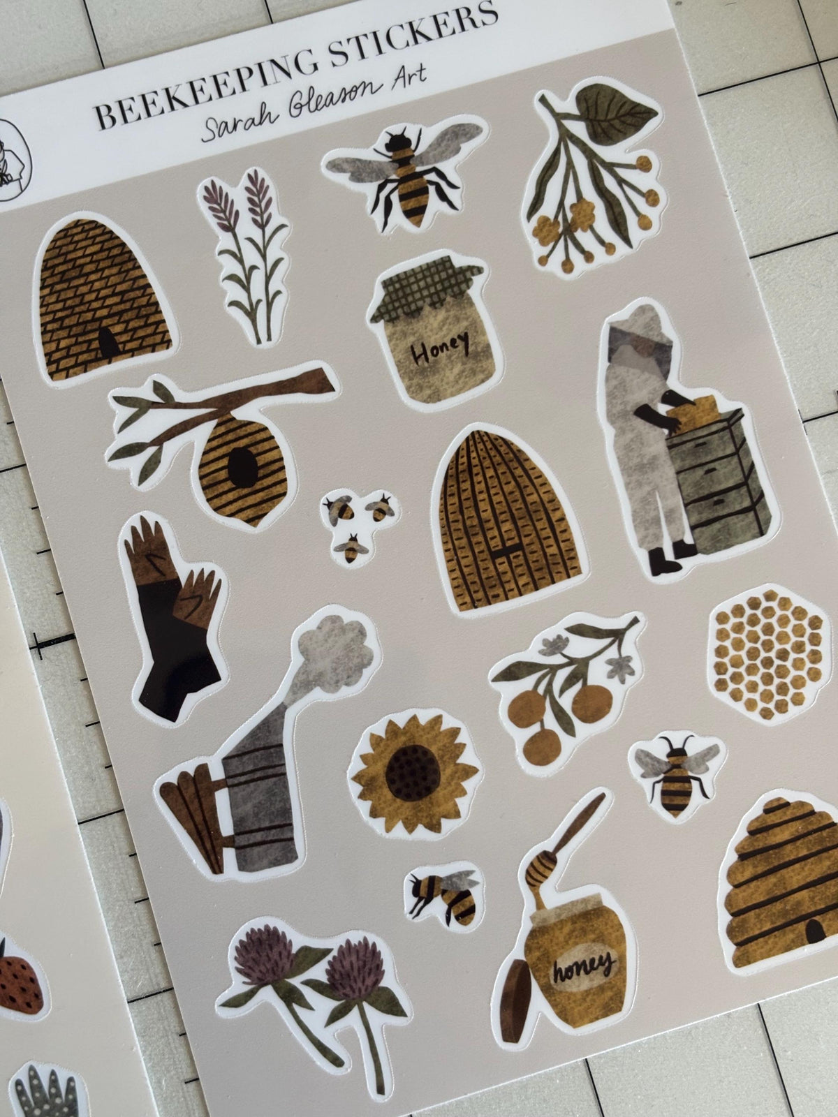 SS04 Beekeeping Sticker Sheet