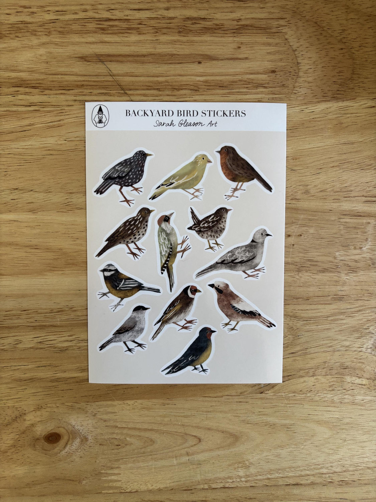 SS03 Backyard Bird Sticker Sheet
