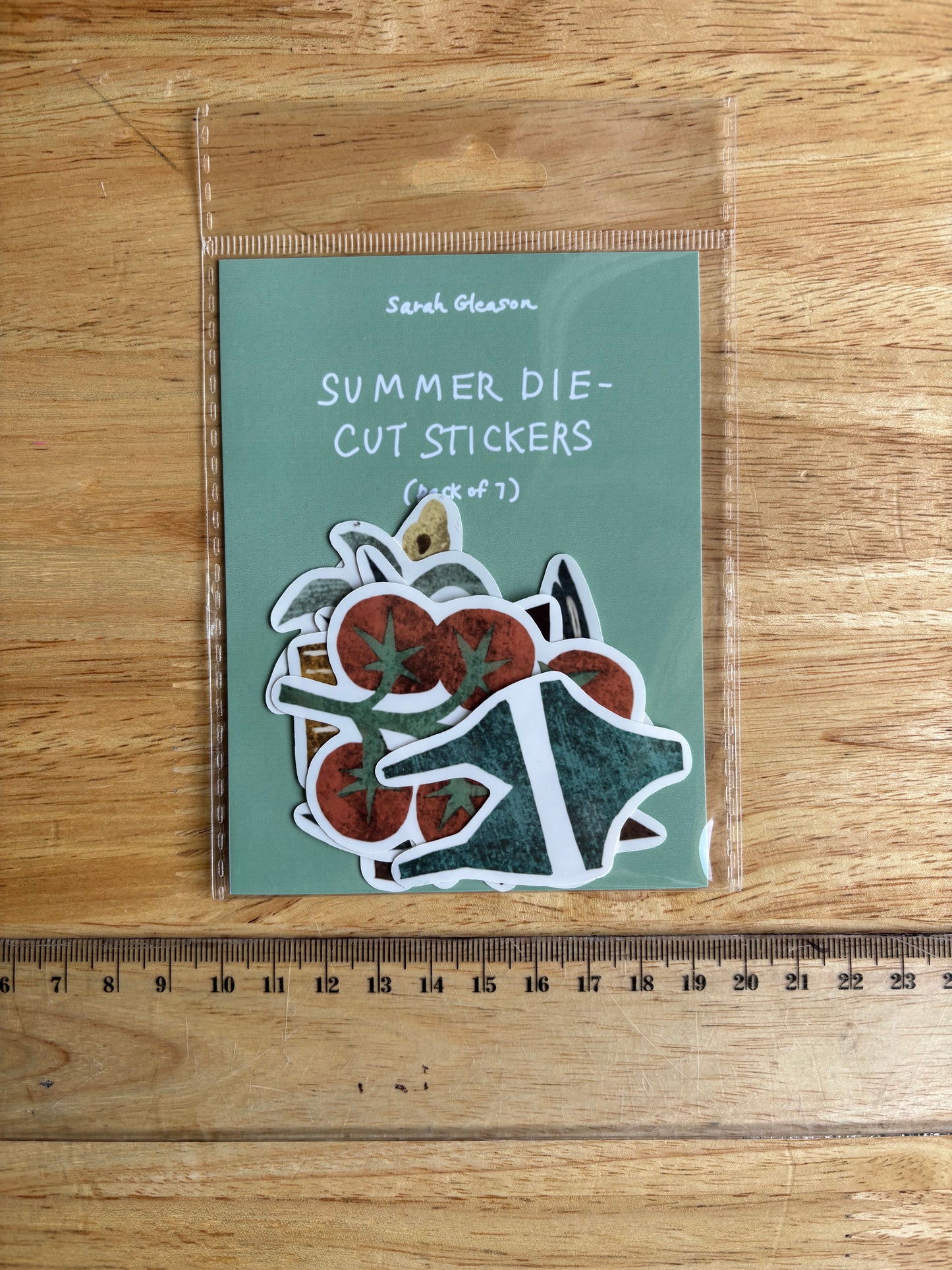 Individual die cut sticker
