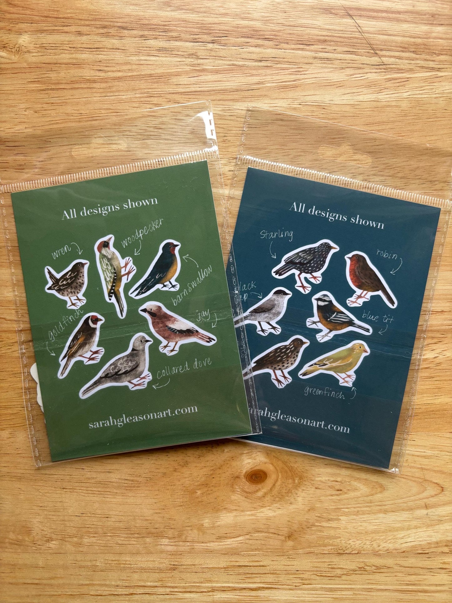 Backyard Bird Die Cut Stickers Vol. 2 | Set of 6 Hand Drawn Journal and Scrapbook Stickers