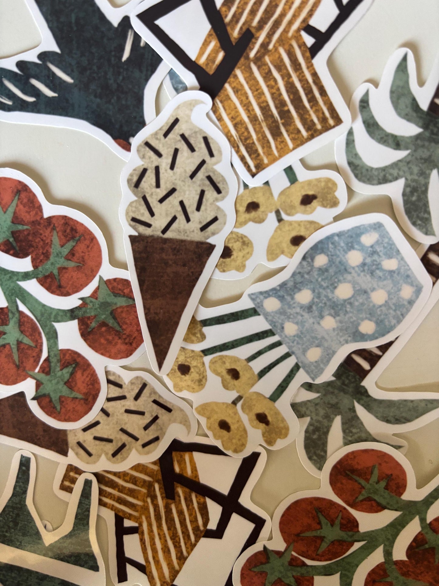 Individual die cut sticker