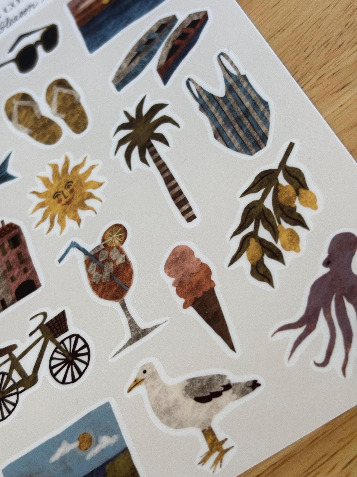 SS19 Italian Riviera Coast Sticker Sheet