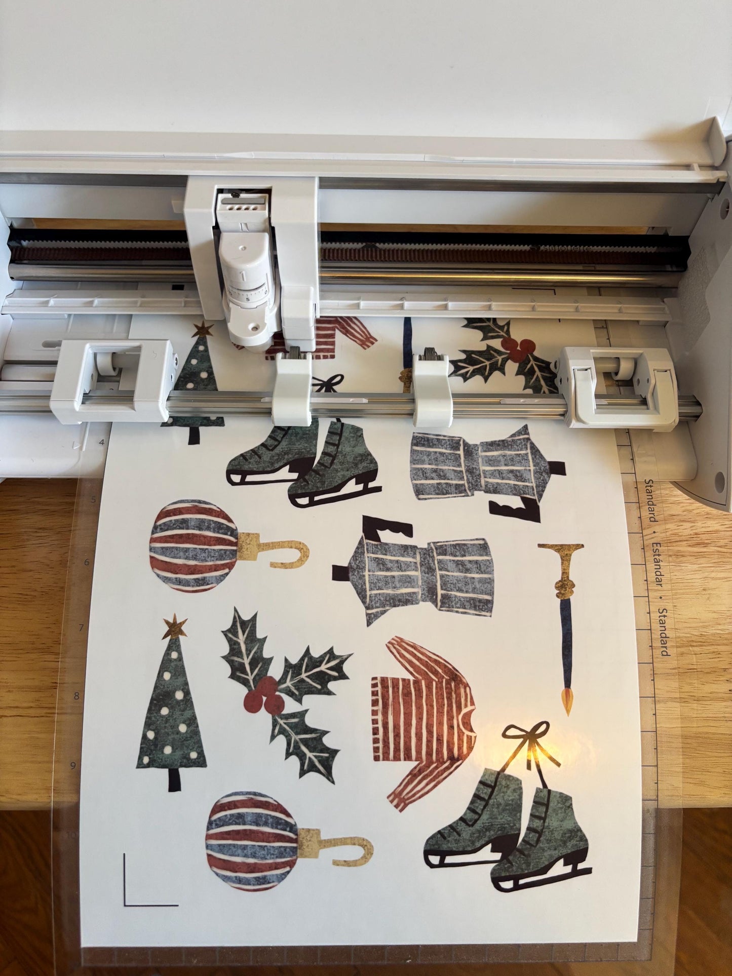 Winter Die Cut Stickers | Set of 7 Hand Drawn Journal and Scrapbook Stickers (Large)