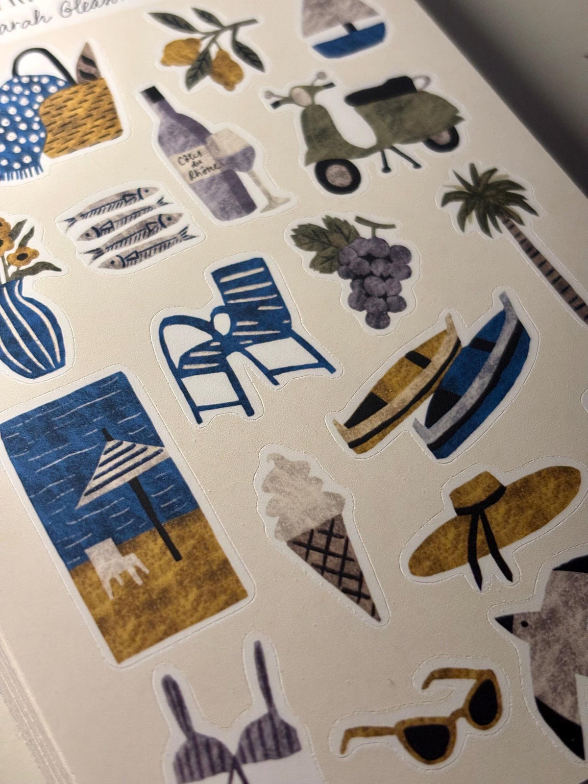 SS17 French Riviera Sticker Sheet