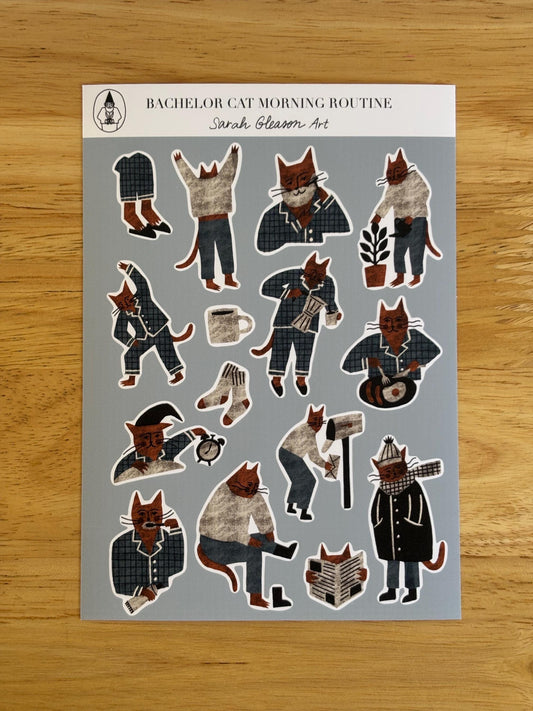 SS10 Cat Sticker Sheet