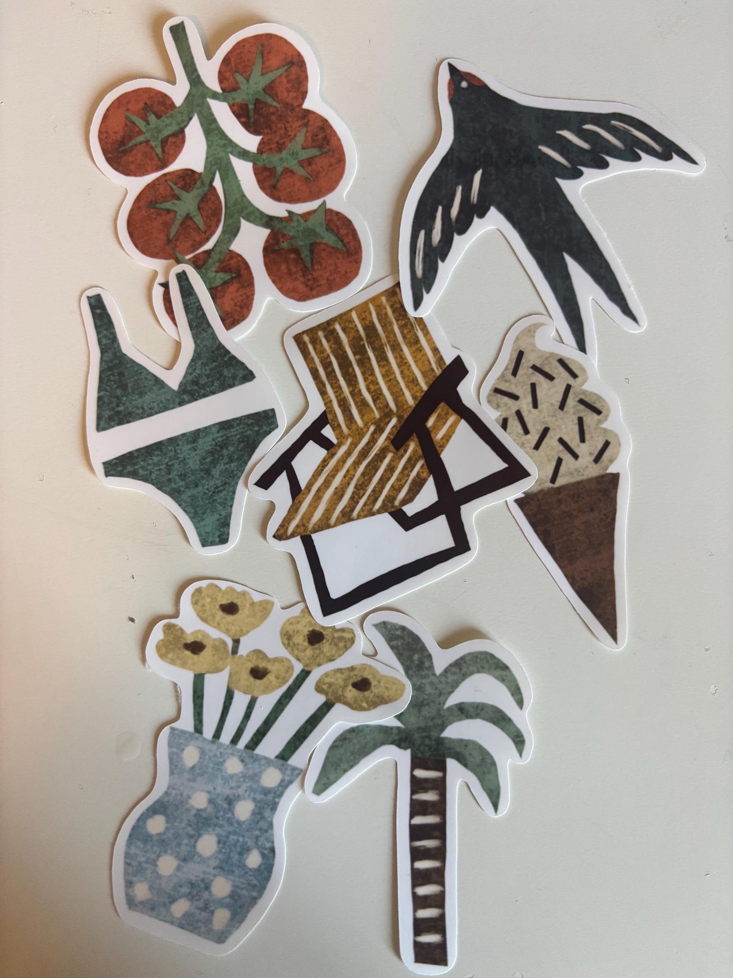 Individual die cut sticker