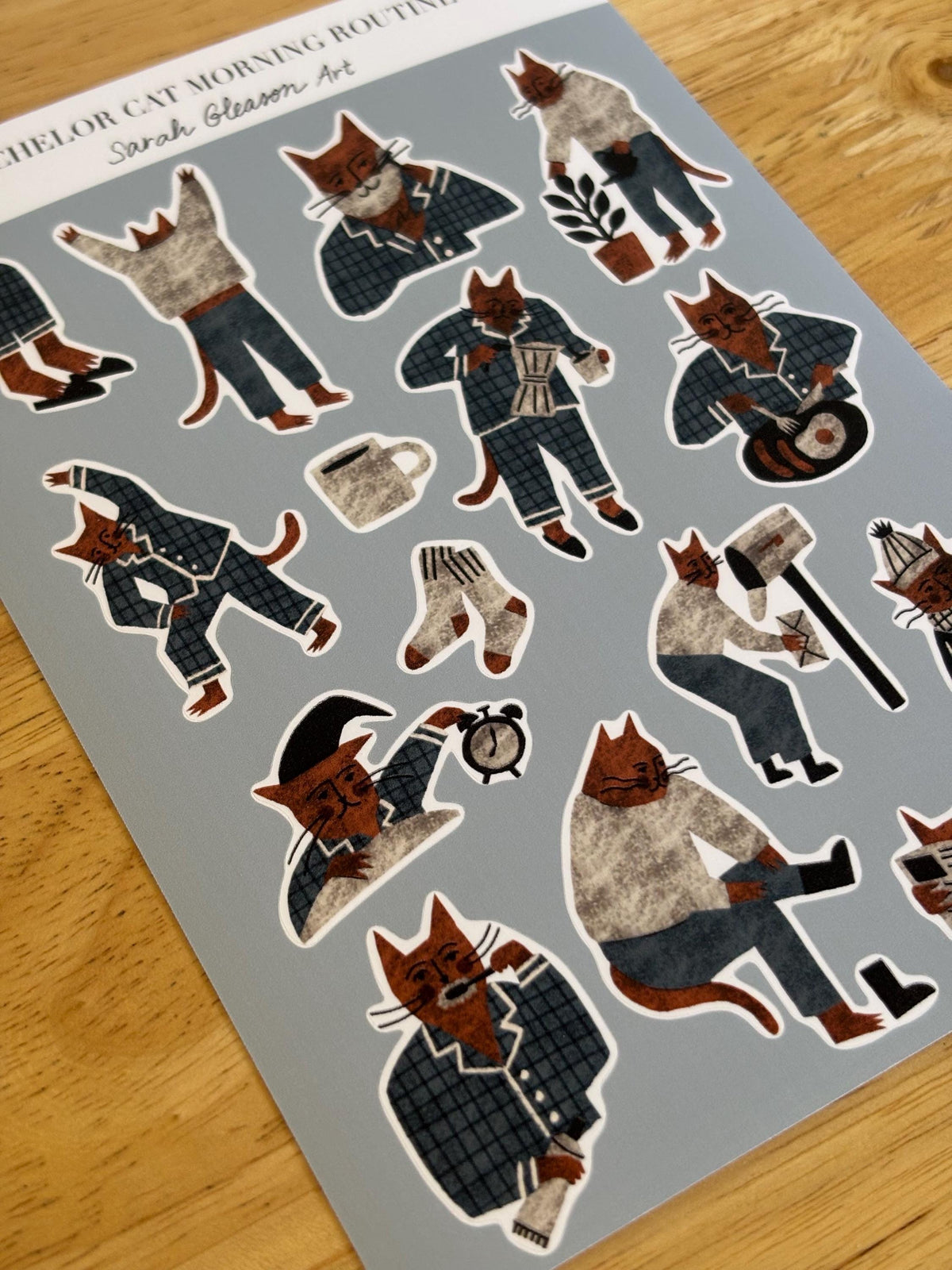 SS10 Cat Sticker Sheet