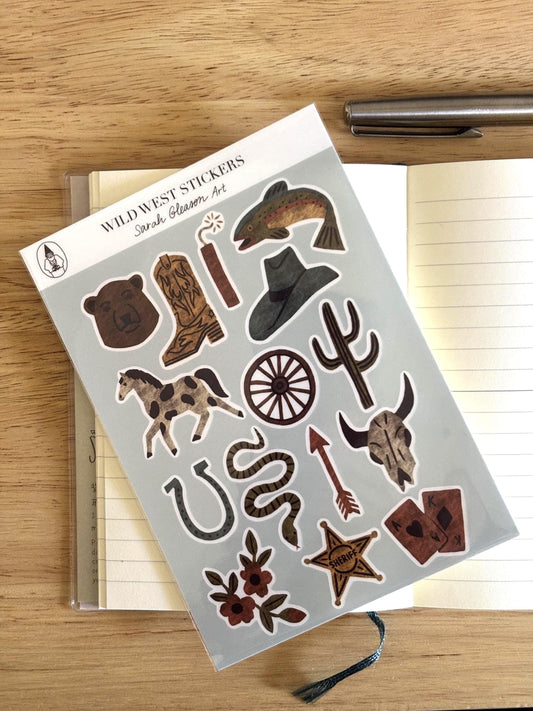 SS11 Wild West Sticker Sheet