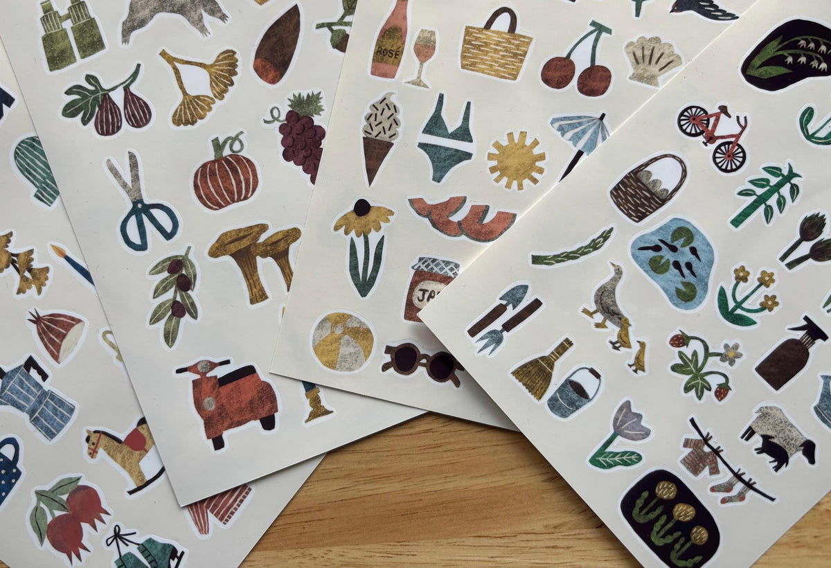 SS09 Winter Sticker Sheet
