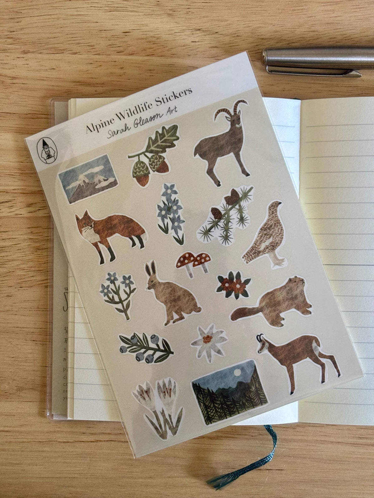 SS02 Alpine Wildlife Sticker Sheet