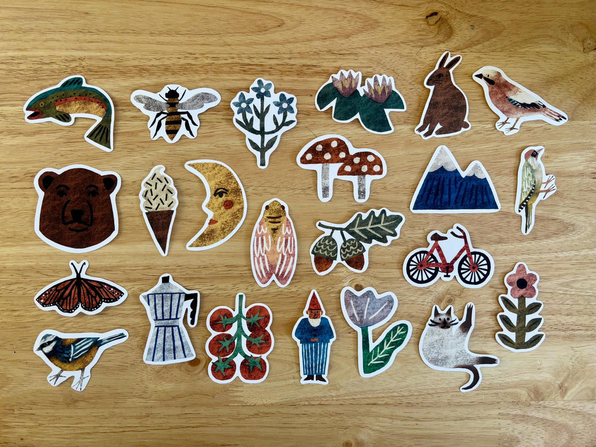 Mix & Match Die Cut Stickers