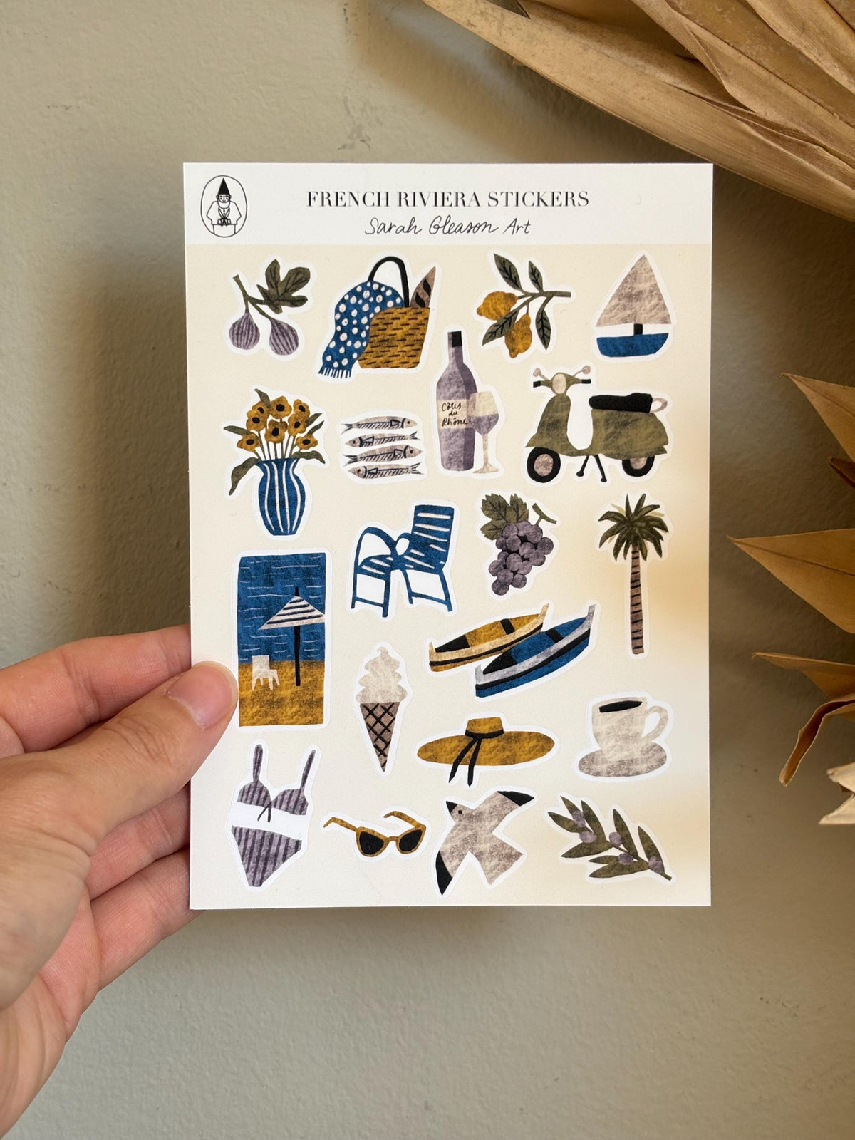 SS17 French Riviera Sticker Sheet