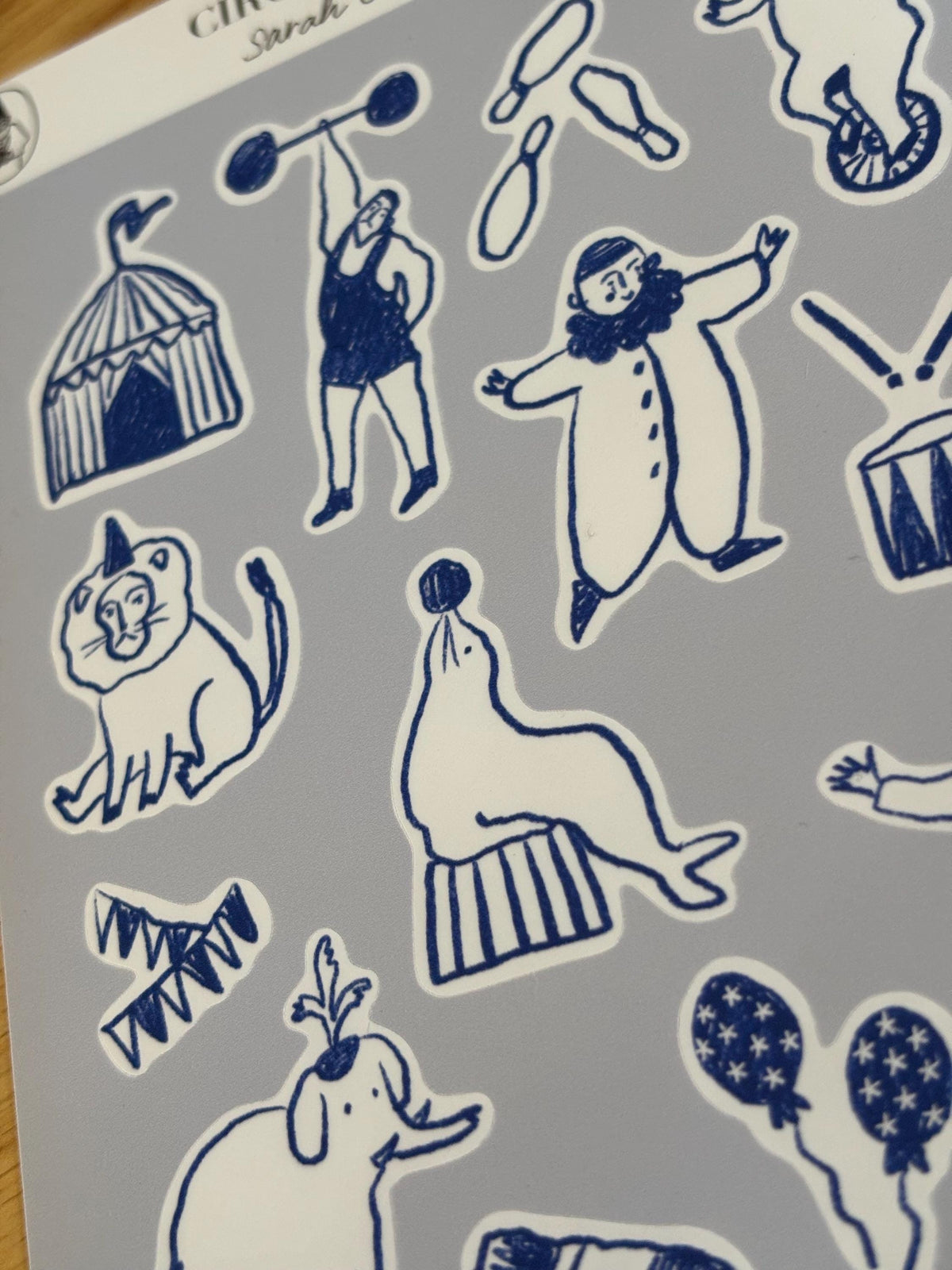 SS14 Circus Sticker Sheet