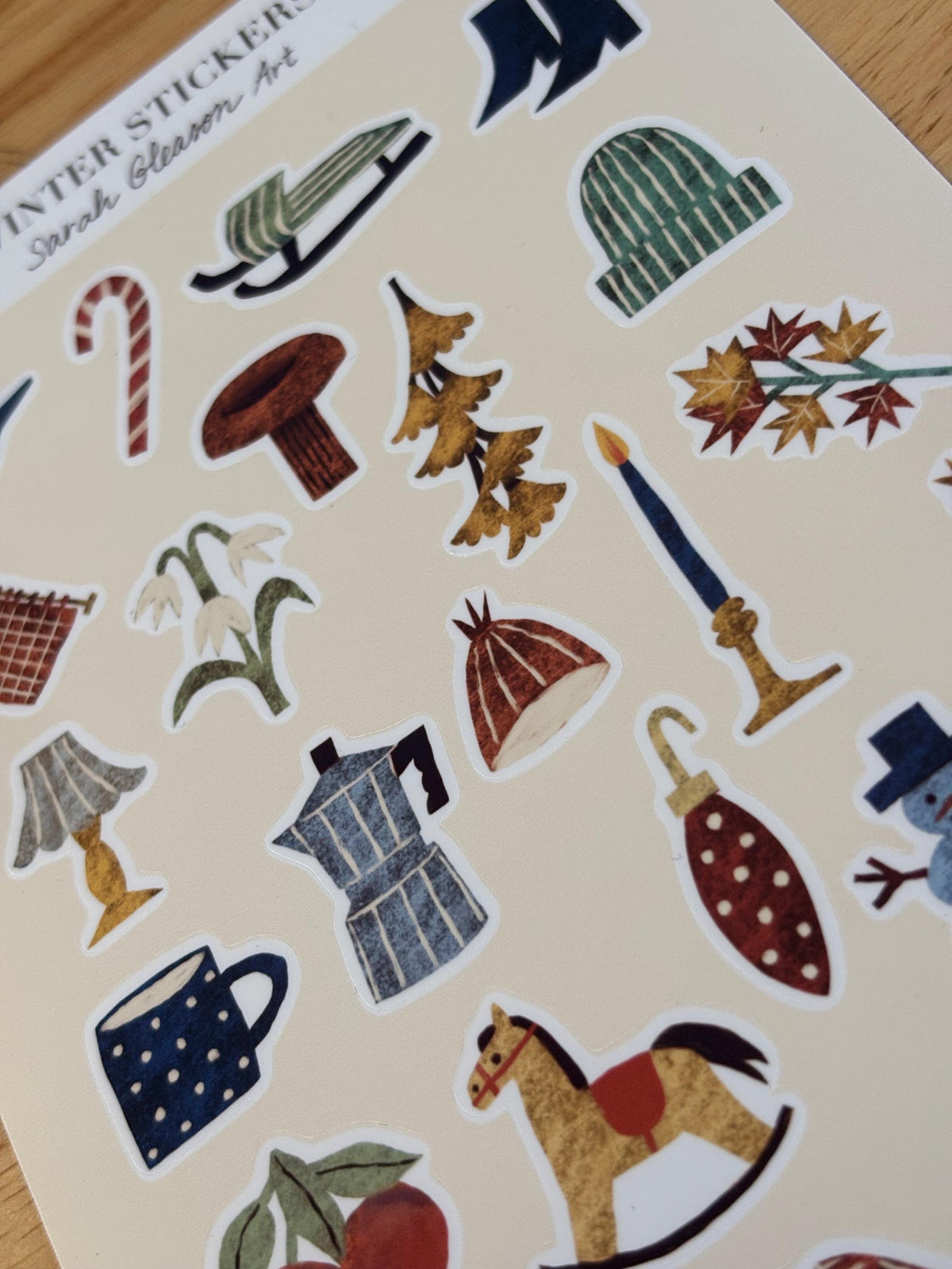 SS09 Winter Sticker Sheet