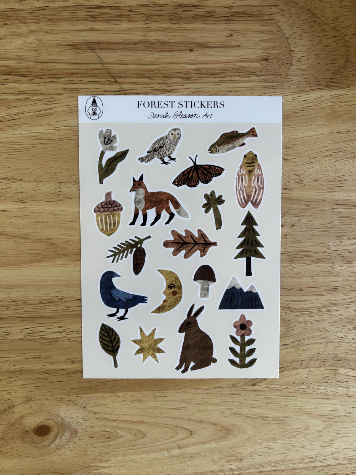 SS12 Forest Sticker Sheet