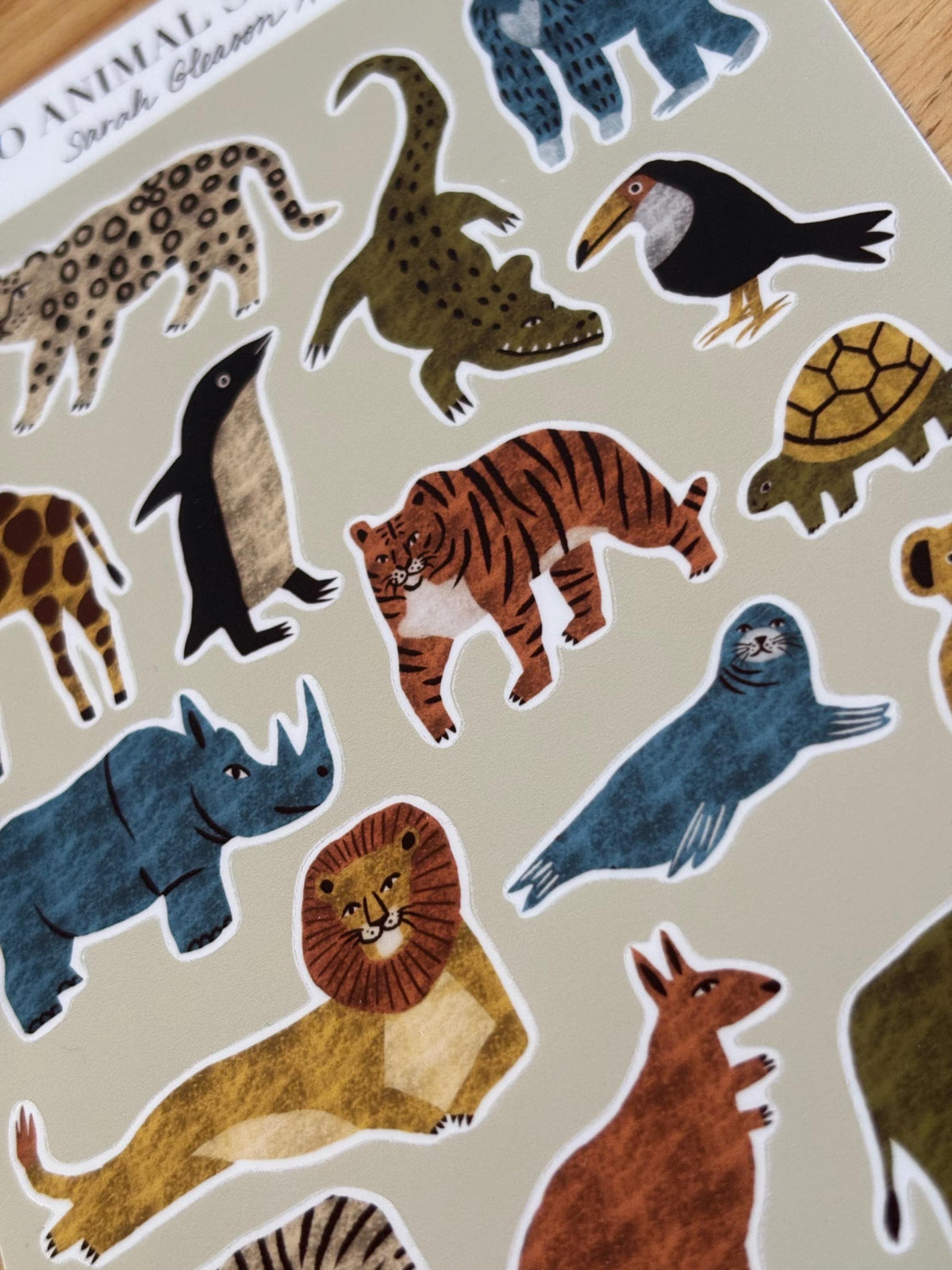 SS13 Zoo Animal Sticker Sheet