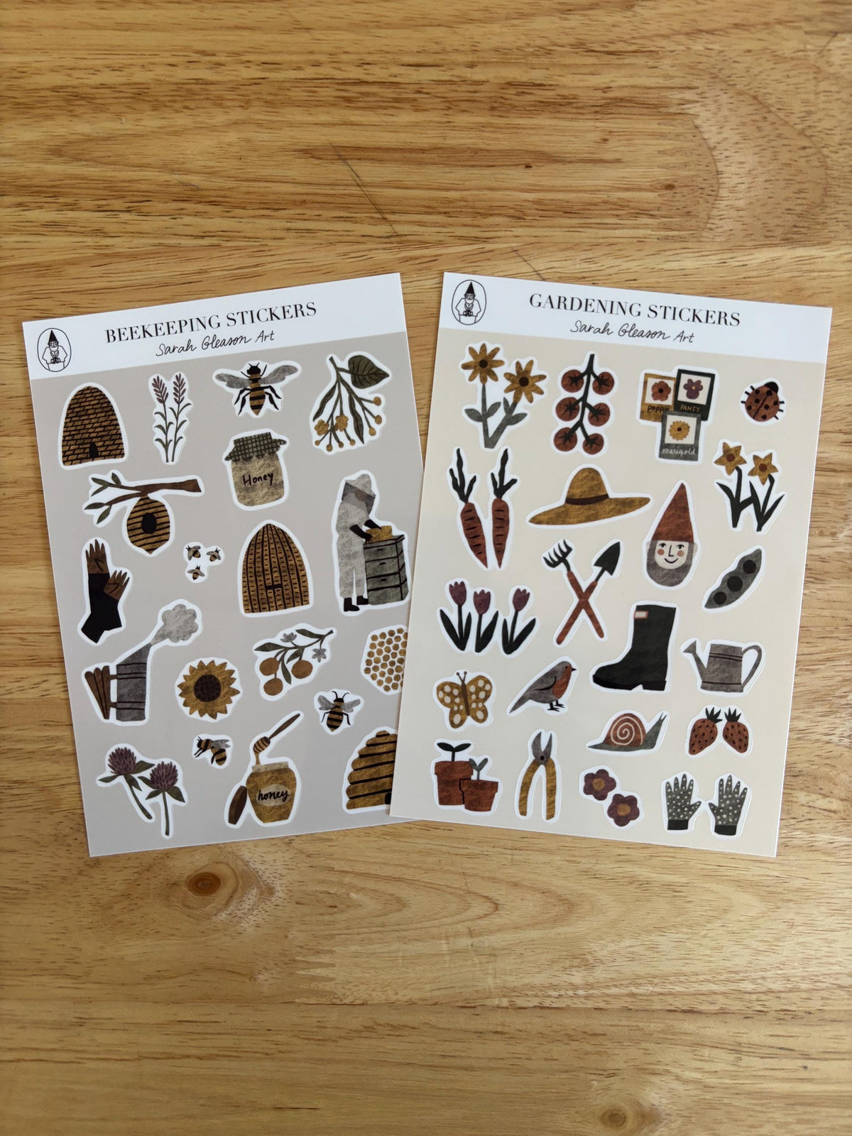 SS05 Gardening Sticker Sheet