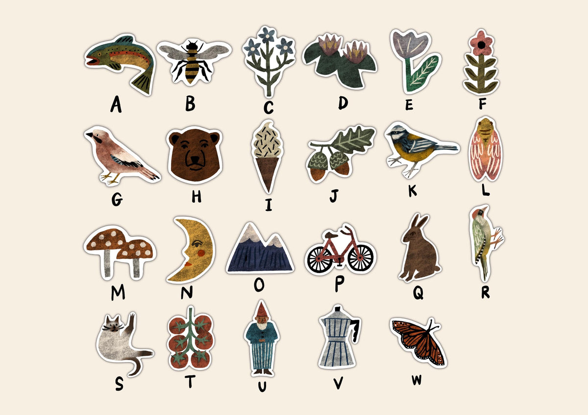 Mix & Match Die Cut Stickers