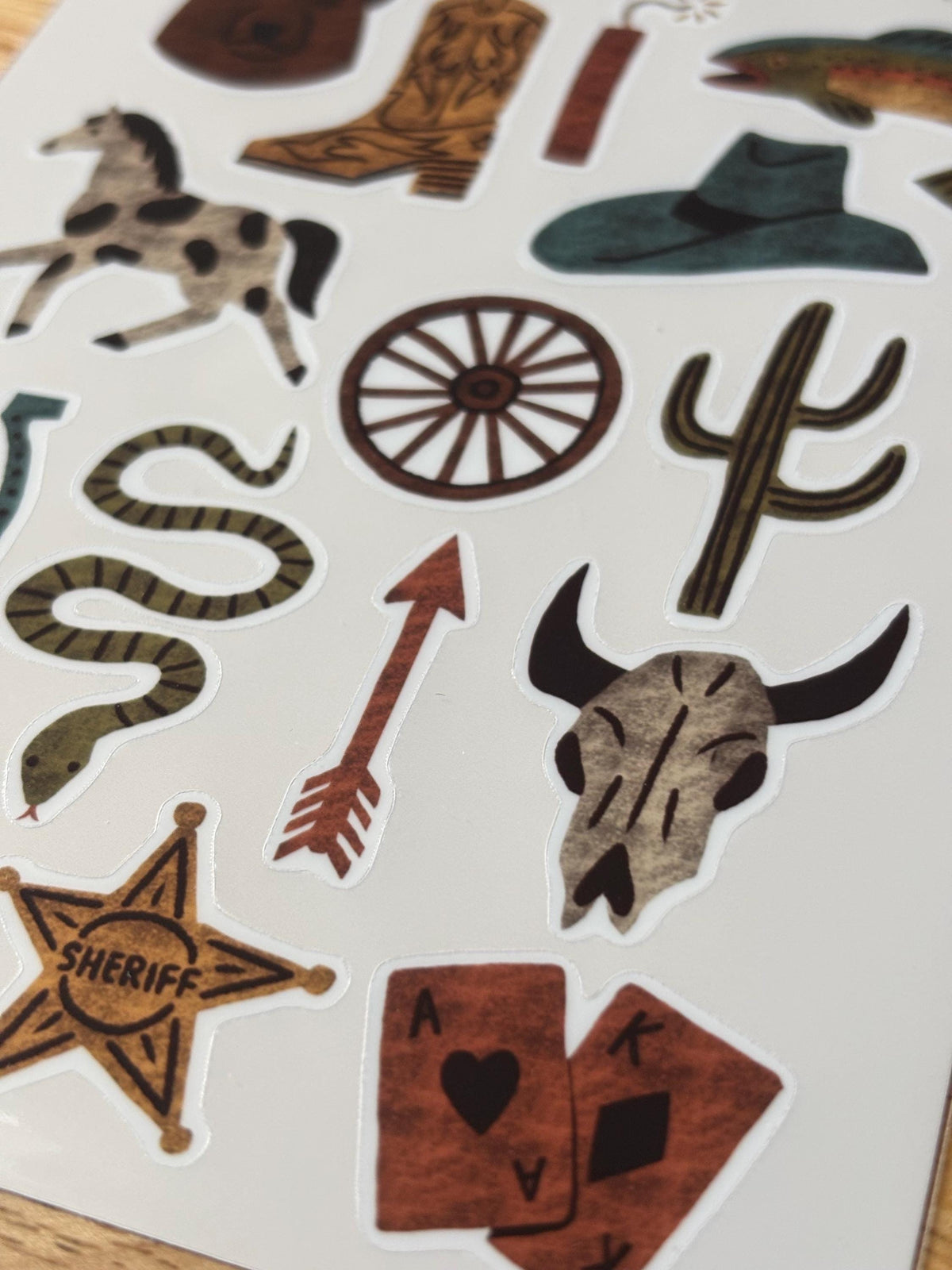 SS11 Wild West Sticker Sheet