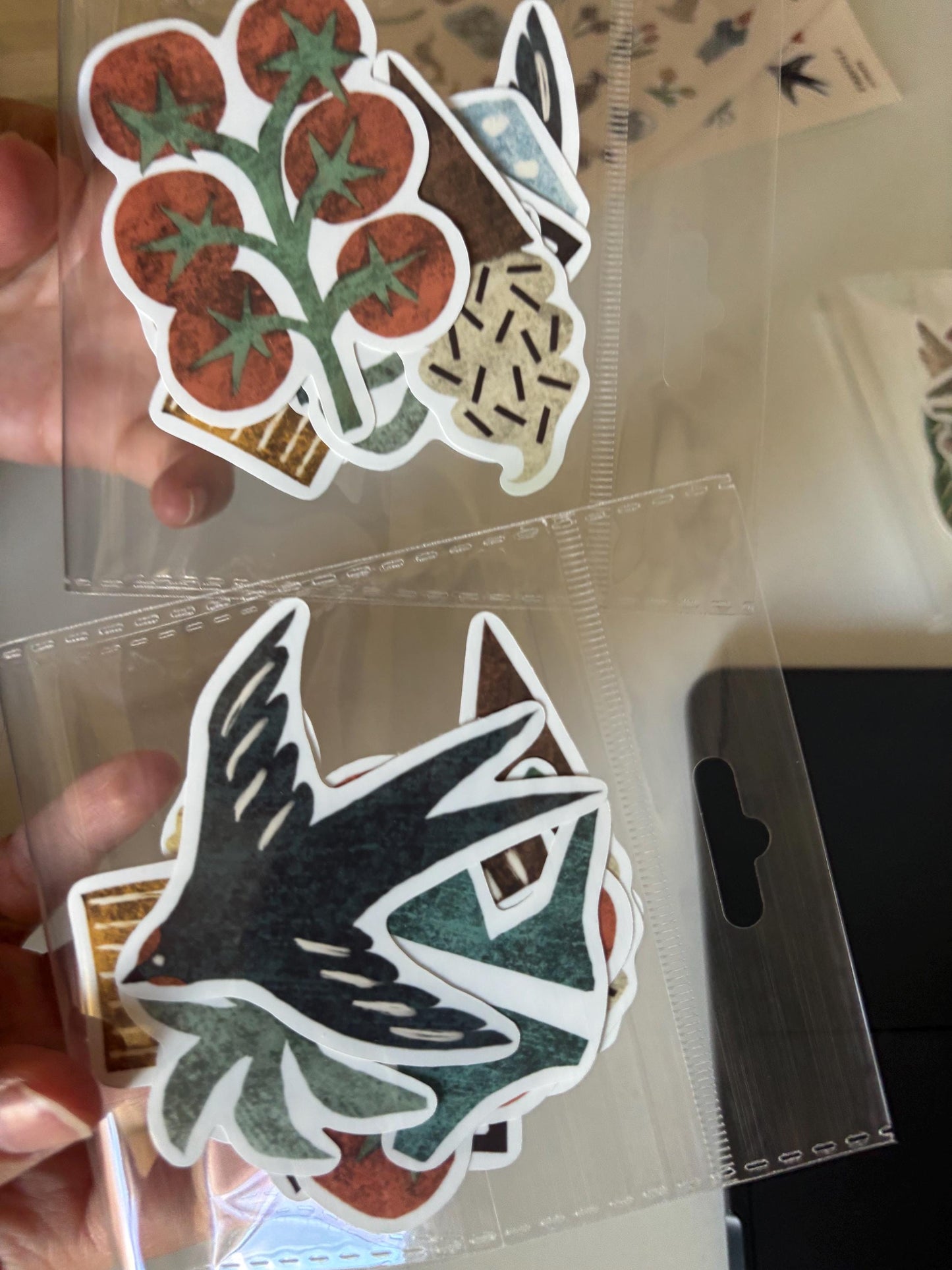 Individual die cut sticker