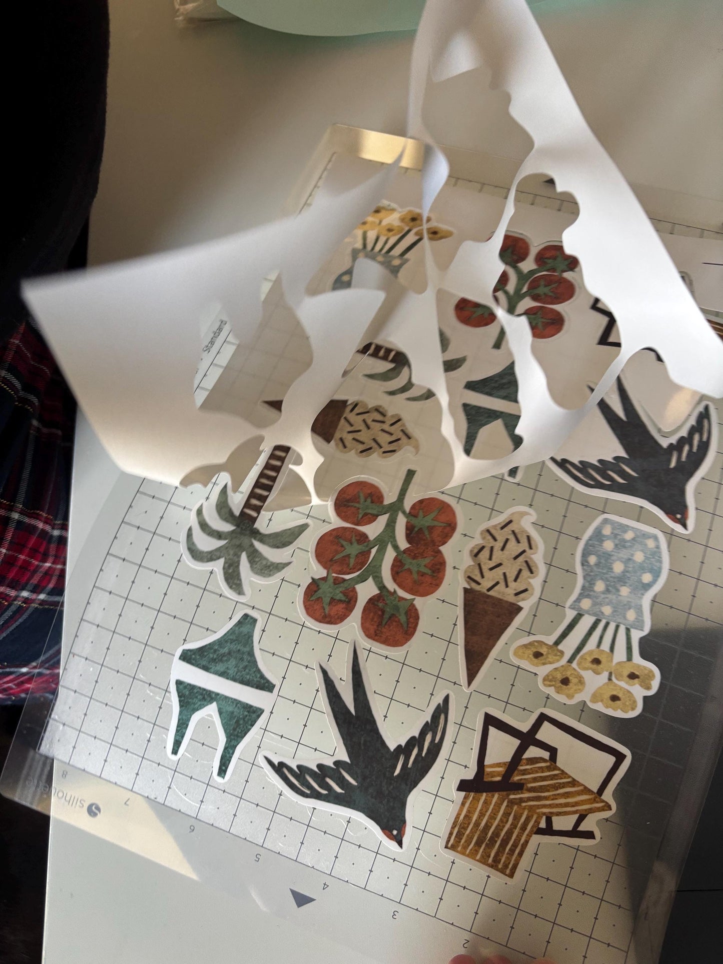 Individual die cut sticker