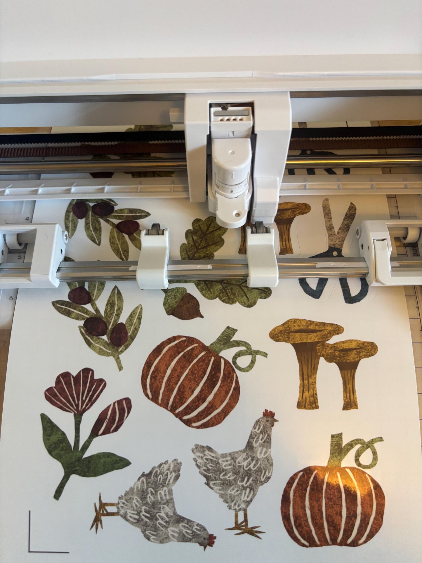 Autumn Die Cut Stickers | Set of 7 Hand Drawn Journal and Scrapbook Stickers (Large)