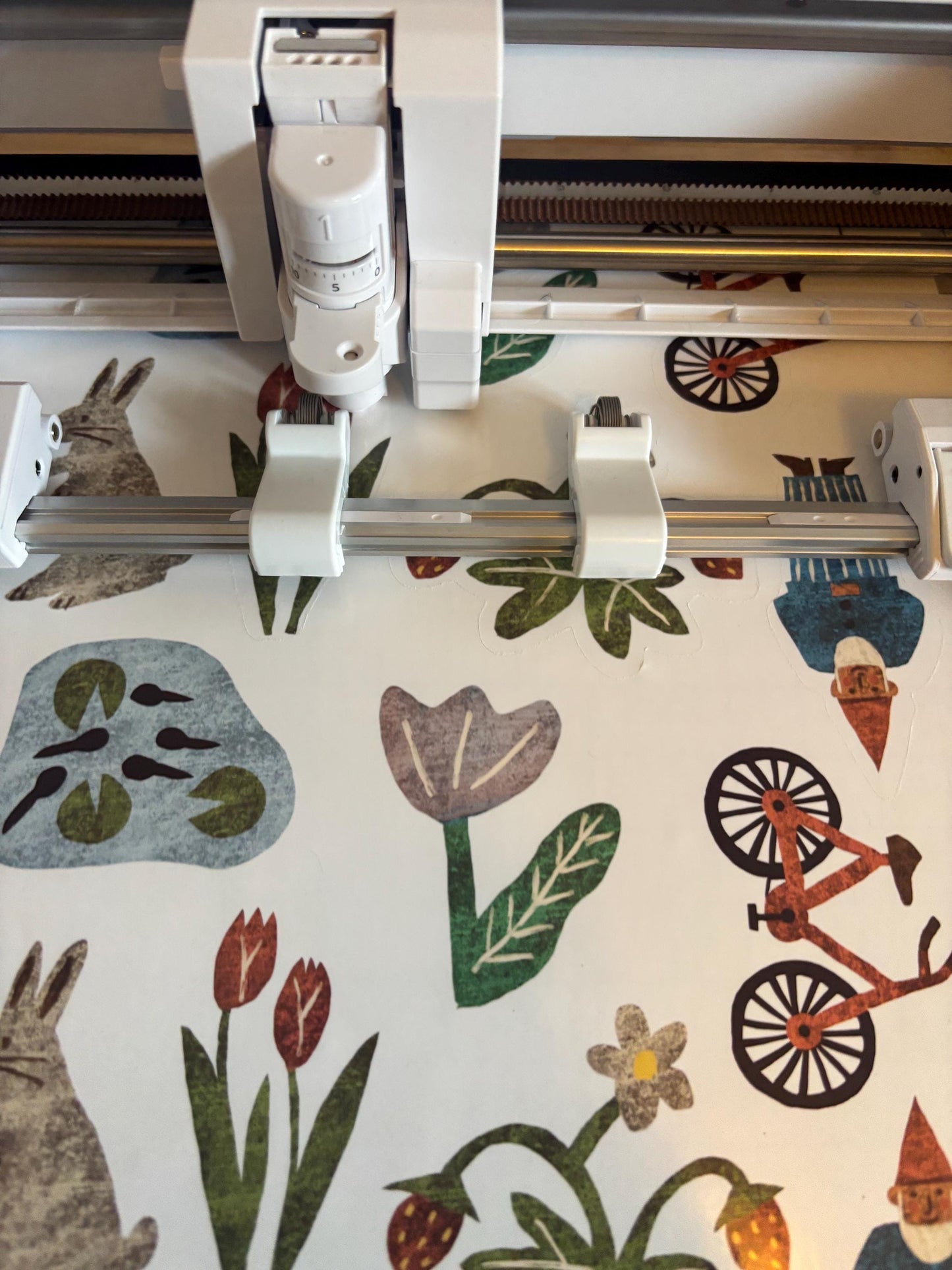 Spring Die Cut Stickers | Set of 7 Hand Drawn Journal and Scrapbook Stickers (Large)