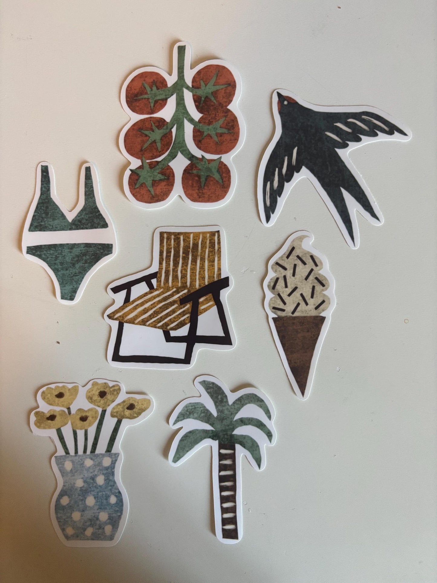 Individual die cut sticker